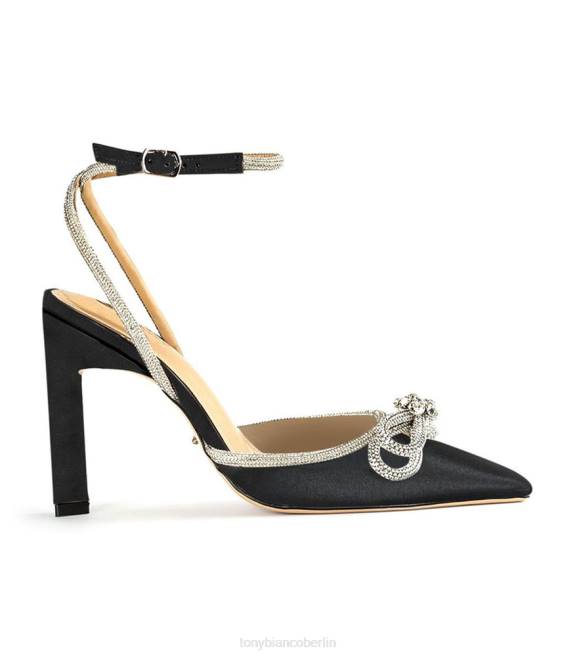 Stöckelschuhe| de Tony Bianco Frauen Elsie Heels schwarzer Satin 462464